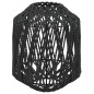 vidaXL Pantalla de lámpara hierro y papel negra Ø23x28 cm vidaXL Pantalla de lámpara hierro y papel negra Ø23x28 cm