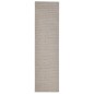 vidaXL Alfombra de sisal natural color arena 80x300 cm vidaXL Alfombra de sisal natural color arena 80x300 cm