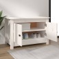 vidaXL Armario zapatero de madera maciza de pino blanco 70x38x45,5 cm vidaXL Armario zapatero de madera maciza de pino blanco 70x38x45,5 cm