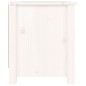 vidaXL Armario zapatero de madera maciza de pino blanco 70x38x45,5 cm vidaXL Armario zapatero de madera maciza de pino blanco 70x38x45,5 cm