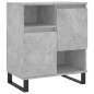 vidaXL Aparador de madera contrachapada gris hormigón 60x35x70 cm vidaXL Aparador de madera contrachapada gris hormigón 60x35x70 cm