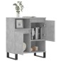 vidaXL Aparador de madera contrachapada gris hormigón 60x35x70 cm vidaXL Aparador de madera contrachapada gris hormigón 60x35x70 cm