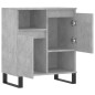 vidaXL Aparador de madera contrachapada gris hormigón 60x35x70 cm vidaXL Aparador de madera contrachapada gris hormigón 60x35x70 cm