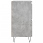 vidaXL Aparador de madera contrachapada gris hormigón 60x35x70 cm