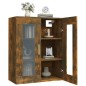 vidaXL Armario colgante de pared roble ahumado 69,5x34x90 cm vidaXL Armario colgante de pared roble ahumado 69,5x34x90 cm