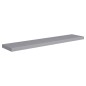 vidaXL Estante flotante de pared MDF gris 120x23,5x3,8 cm vidaXL Estante flotante de pared MDF gris 120x23,5x3,8 cm