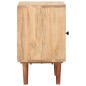 vidaXL Mesita de noche de madera maciza de acacia 40x30x50 cm