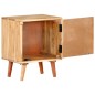 vidaXL Mesita de noche de madera maciza de acacia 40x30x50 cm
