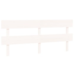vidaXL Cabecero de cama madera maciza de pino blanco 184x3x81 cm
