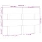 vidaXL Cabecero de cama madera maciza de pino blanco 184x3x81 cm vidaXL Cabecero de cama madera maciza de pino blanco 184x3x81 cm