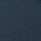 vidaXL Cortina opaca con ganchos look de lino azul 290x245 cm