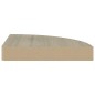vidaXL Estante flotante de esquina 4 uds MDF roble 25x25x3,8 cm vidaXL Estante flotante de esquina 4 uds MDF roble 25x25x3,8 cm