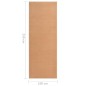 vidaXL Alfombra de pasillo BCF beige 100x250 cm vidaXL Alfombra de pasillo BCF beige 100x250 cm