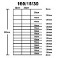 vidaXL Valla de jardín de acero galvanizado plateado 50x1,6 m