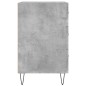 vidaXL Mesita de noche madera de ingeniería gris hormigón 40x40x66 cm vidaXL Mesita de noche madera de ingeniería gris hormigón 40x40x66 cm
