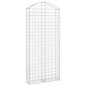 vidaXL Cesta gaviones forma arco hierro galvanizado 100x30x220/240 cm vidaXL Cesta gaviones forma arco hierro galvanizado 100x30x220/240 cm