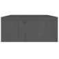 vidaXL Soporte de monitor madera maciza de pino gris 80x24x10,5 cm