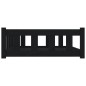 vidaXL Cama para perros madera maciza de pino negro 105,5x75,5x28 cm vidaXL Cama para perros madera maciza de pino negro 105,5x75,5x28 cm