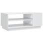 vidaXL Mesa de centro madera de ingeniería blanco brillo 102x55x43 cm vidaXL Mesa de centro madera de ingeniería blanco brillo 102x55x43 cm