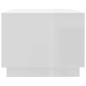 vidaXL Mesa de centro madera de ingeniería blanco brillo 102x55x43 cm vidaXL Mesa de centro madera de ingeniería blanco brillo 102x55x43 cm