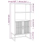 vidaXL Aparador alto madera contrachapada 60x35x125 cm vidaXL Aparador alto madera contrachapada 60x35x125 cm