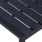 vidaXL Banco de jardín 180 cm tablero PS negro vidaXL Banco de jardín 180 cm tablero PS negro