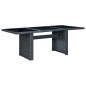 vidaXL Set comedor jardín 7 pzas cojines ratán sintético gris oscuro vidaXL Set comedor jardín 7 pzas cojines ratán sintético gris oscuro