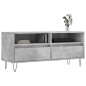 vidaXL Mueble de TV madera contrachapada gris hormigón 100x34,5x44,5cm vidaXL Mueble de TV madera contrachapada gris hormigón 100x34,5x44,5cm