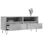 vidaXL Mueble de TV madera contrachapada gris hormigón 100x34,5x44,5cm vidaXL Mueble de TV madera contrachapada gris hormigón 100x34,5x44,5cm
