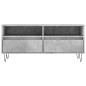 vidaXL Mueble de TV madera contrachapada gris hormigón 100x34,5x44,5cm vidaXL Mueble de TV madera contrachapada gris hormigón 100x34,5x44,5cm