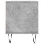 vidaXL Mueble de TV madera contrachapada gris hormigón 100x34,5x44,5cm vidaXL Mueble de TV madera contrachapada gris hormigón 100x34,5x44,5cm