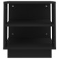 vidaXL Mesa de centro de madera de ingeniería negra 40x40x43 cm vidaXL Mesa de centro de madera de ingeniería negra 40x40x43 cm