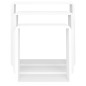 vidaXL Estantes cubo de pared 3 unidades MDF blanco vidaXL Estantes cubo de pared 3 unidades MDF blanco