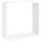 vidaXL Estantes cubo de pared 3 unidades MDF blanco vidaXL Estantes cubo de pared 3 unidades MDF blanco