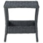 vidaXL Set muebles jardín 3 pzas ratán sintético gris oscuro y cojines vidaXL Set muebles jardín 3 pzas ratán sintético gris oscuro y cojines