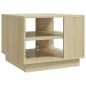 vidaXL Mesa de centro madera de ingeniería roble Sonoma 55x55x43 cm vidaXL Mesa de centro madera de ingeniería roble Sonoma 55x55x43 cm
