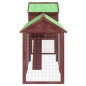 vidaXL Gallinero madera maciza de pino color moca 193x65x117 cm vidaXL Gallinero madera maciza de pino color moca 193x65x117 cm