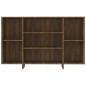 vidaXL Aparador de madera de ingeniería marrón roble 120x30x75 cm vidaXL Aparador de madera de ingeniería marrón roble 120x30x75 cm