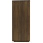 vidaXL Aparador de madera de ingeniería marrón roble 120x30x75 cm vidaXL Aparador de madera de ingeniería marrón roble 120x30x75 cm