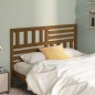vidaXL Cabecero de cama madera maciza de pino marrón miel 146x4x100 cm