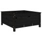 vidaXL Jardinera madera maciza de pino negro 82,5x82,5x39 cm vidaXL Jardinera madera maciza de pino negro 82,5x82,5x39 cm