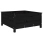 vidaXL Jardinera madera maciza de pino negro 82,5x82,5x39 cm vidaXL Jardinera madera maciza de pino negro 82,5x82,5x39 cm