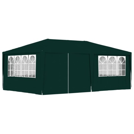 vidaXL Carpa profesional para fiestas con paredes verde 90 g/m² 4x6 m