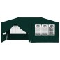 vidaXL Carpa profesional para fiestas con paredes verde 90 g/m² 4x6 m