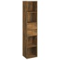 vidaXL Estantería madera contrachapada color roble ahumado 36x30x171cm vidaXL Estantería madera contrachapada color roble ahumado 36x30x171cm