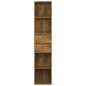 vidaXL Estantería madera contrachapada color roble ahumado 36x30x171cm vidaXL Estantería madera contrachapada color roble ahumado 36x30x171cm