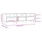 vidaXL Mueble de TV madera contrachapada gris hormigón 150x30x44,5 cm vidaXL Mueble de TV madera contrachapada gris hormigón 150x30x44,5 cm