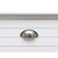 vidaXL Escritorio de madera maciza de Paulownia blanco 108x45x76 cm vidaXL Escritorio de madera maciza de Paulownia blanco 108x45x76 cm