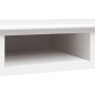vidaXL Escritorio de madera maciza de Paulownia blanco 108x45x76 cm vidaXL Escritorio de madera maciza de Paulownia blanco 108x45x76 cm