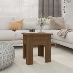 vidaXL Mesa de centro madera de ingeniería marrón roble 40x40x42 cm